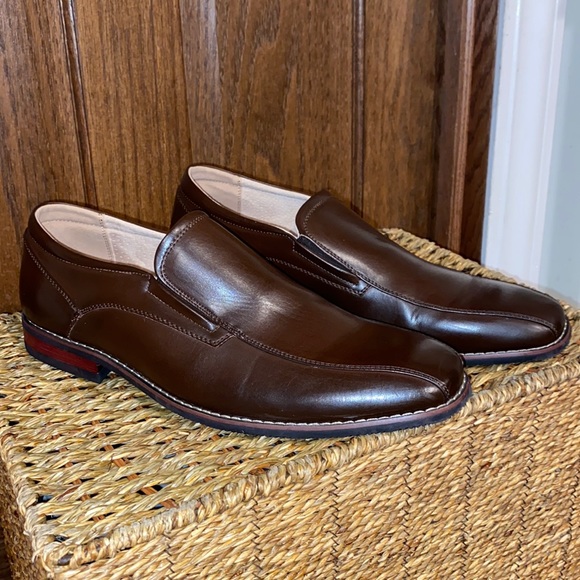 Zriang Men's Dress Loafers Formal Leather Lined Slip-on Shoes - Picture 2 of 13